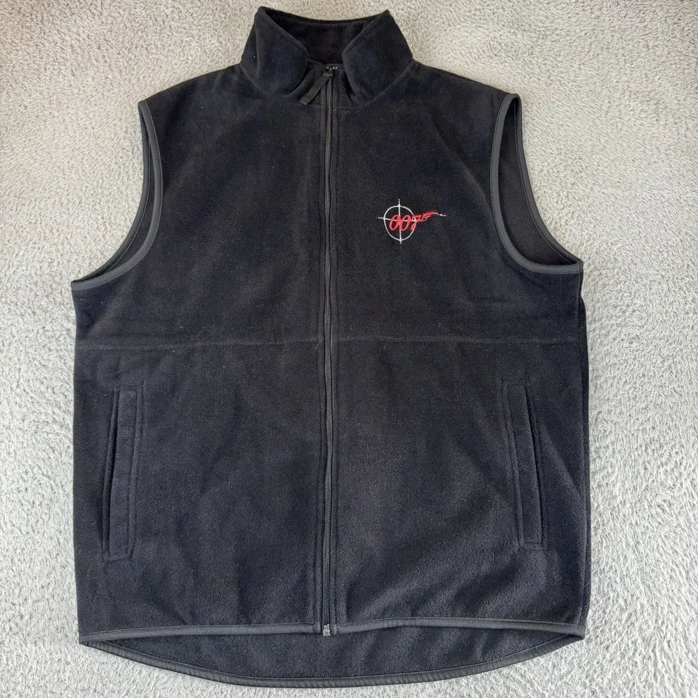 Vintage‎ 007 Hewlett Packard Hp Vest 90s Promo Port And Company Men's Large